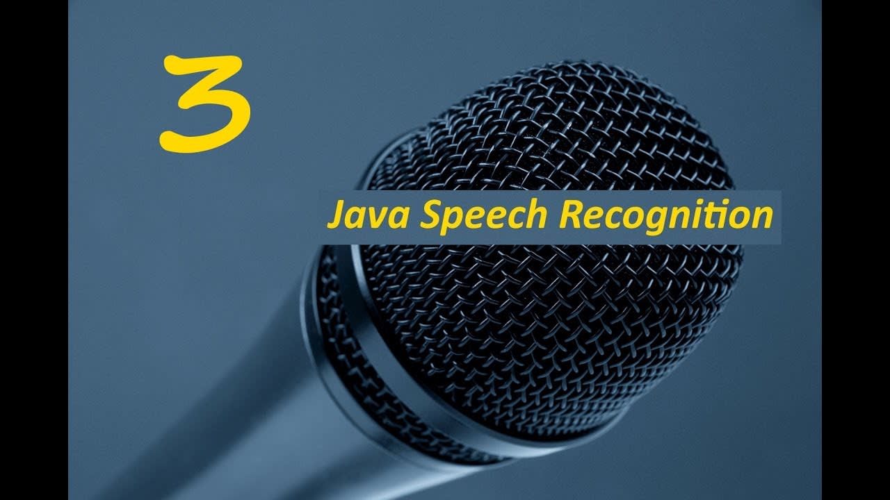 Java Speech Recognition Tutorial (Part 3)+Calculator