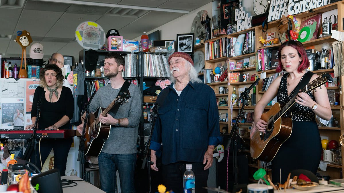 No. 874 of 1000TinyDesks: @thedavidcrosby& The Lighthouse Band "They weren't sure they could play without monitors. After the first song, the applause washed over them and there were nothing but smiles in the room." —