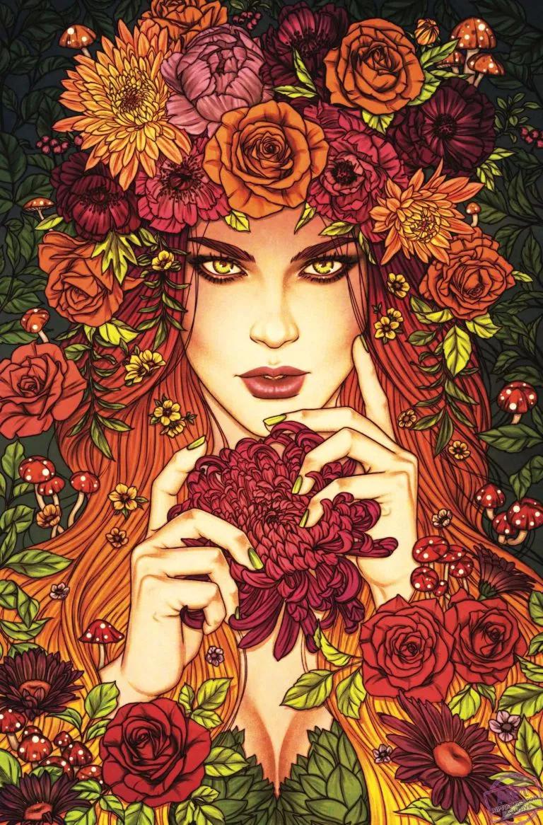 Poison Ivy #4 Variant Cover, by Jenny Frison