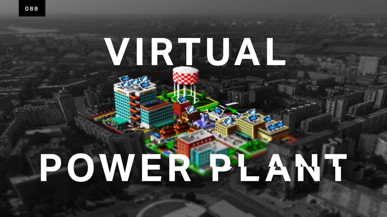 Powering a real city with a virtual power plant