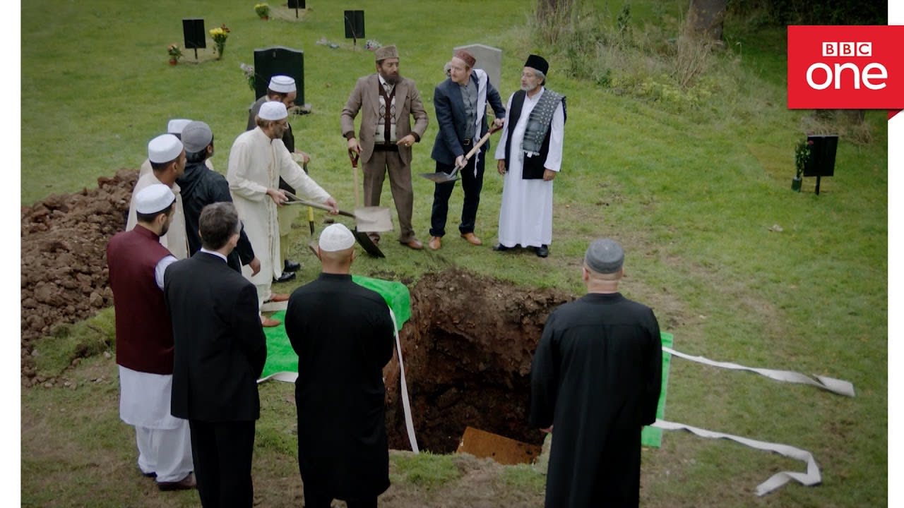 Mr Khan jumps in a grave - Citizen Khan: Series 5 Episode 3 - BBC One
