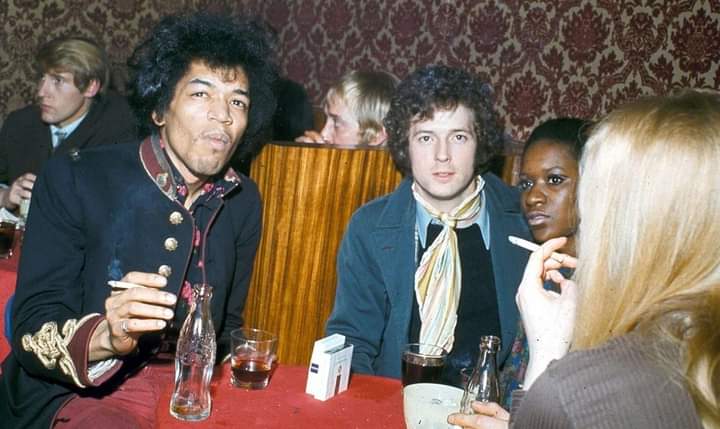 Jimi Hendrix and Eric Clapton, London 1967