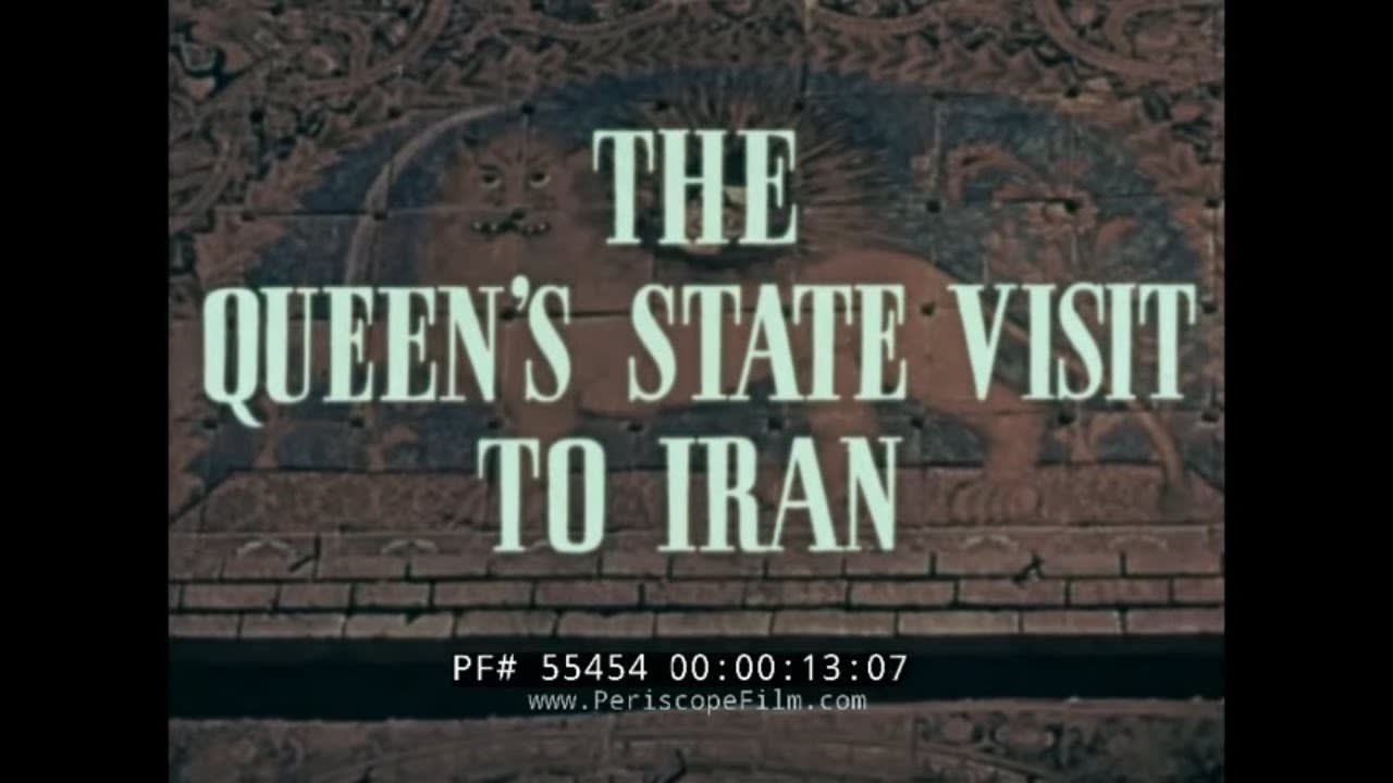 QUEEN ELIZABETH II STATE VISIT TO IRAN 1961 SHAH OF PERSIA 55454