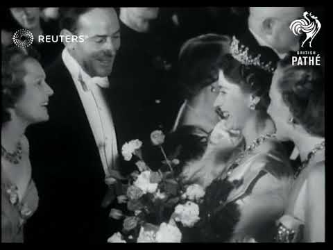 Princess Elizabeth attends film premier (1951)