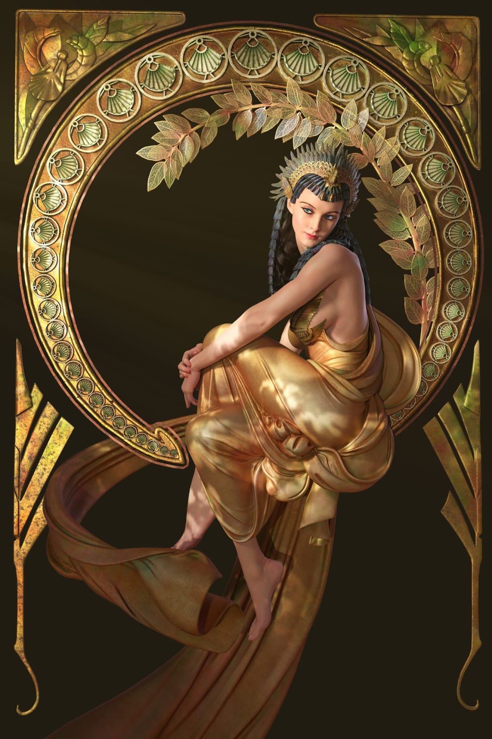 Cleopatra, Qi Sheng Luo, Digital 3D, 2021