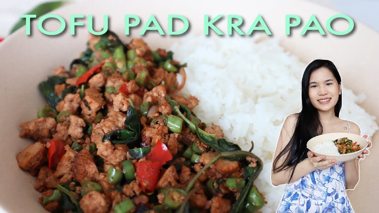 Thai Basil Tofu Stir Fry (Pad Kra Pao) | Easy Vegan Recipe
