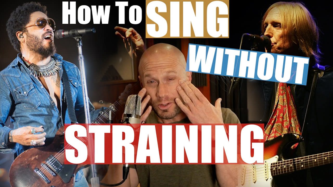 How to Sing WITHOUT STRAINING (Cues From Lenny Kravitz, Tom Petty & Others) Just Try These Tips