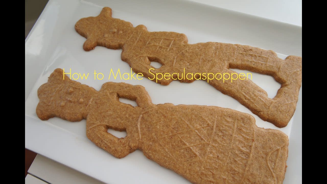 How to Make Speculaaspop, Speculoos, or Dutch Windmill Cookies