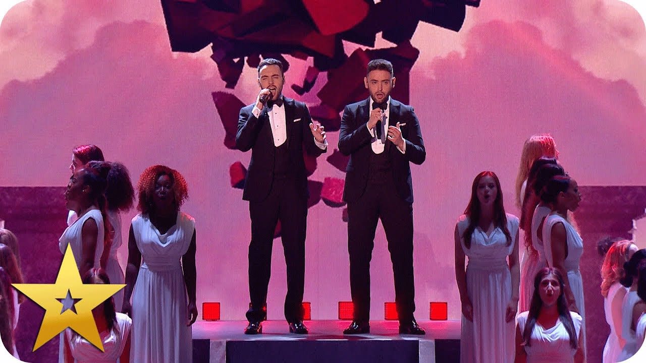 Richard and Adam captivate Wembley Arena with 'The Power of Love' | BGT: The Champions
