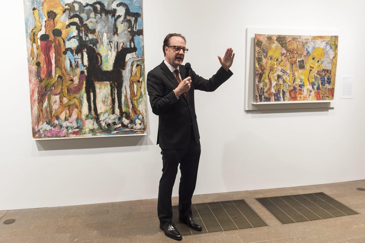 Tune in to @KQEDForum today at 10am to hear from RevelationsArt curator, Tim Burgard.