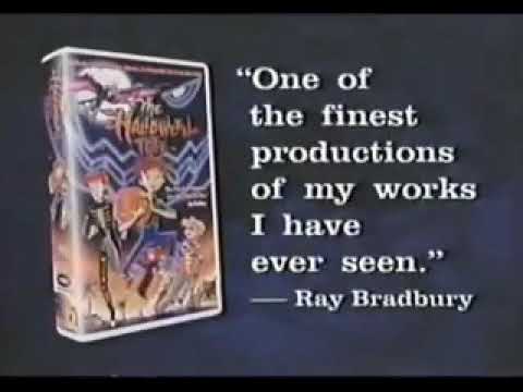 The VHS trailer for "The Halloween Tree" (1993) - A Cartoon Network/Hanna Barbera movie starring Leonard Nimoy, based on the Ray Bradbury novella that explored the origins of Halloween