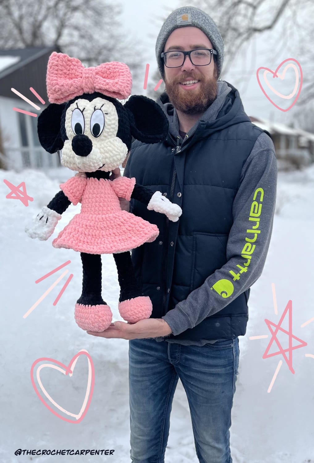 I Crocheted Minnie Mouse!