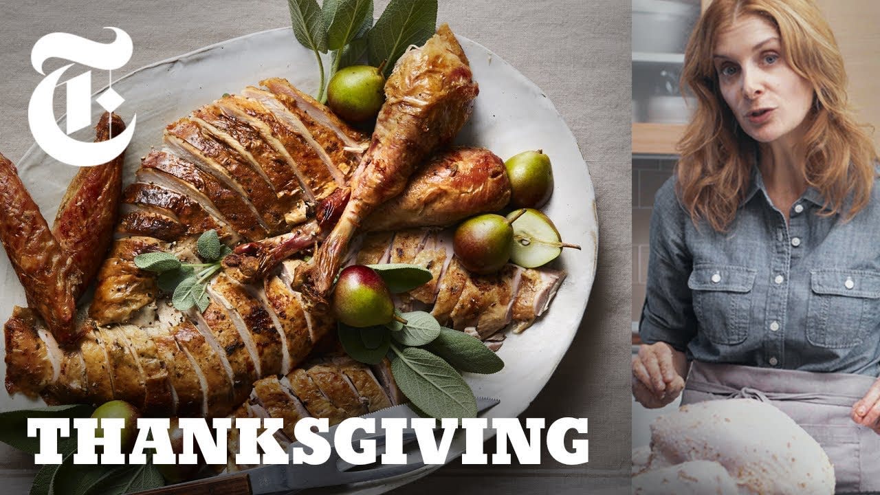 Roast Turkey With Garlic and Anchovies | NYT - A Melissa Clark Thanksgiving