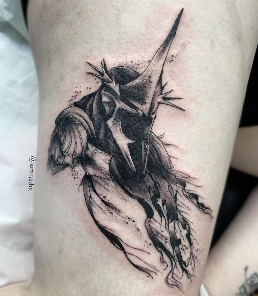 Witchking of Angmar from LOTR, by Sararabbit at Black Abbey Glasgow