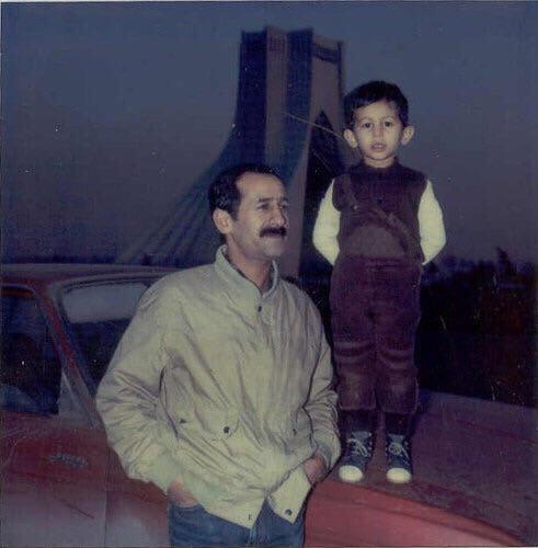1983 me and my dad. Tehran-IRAN
