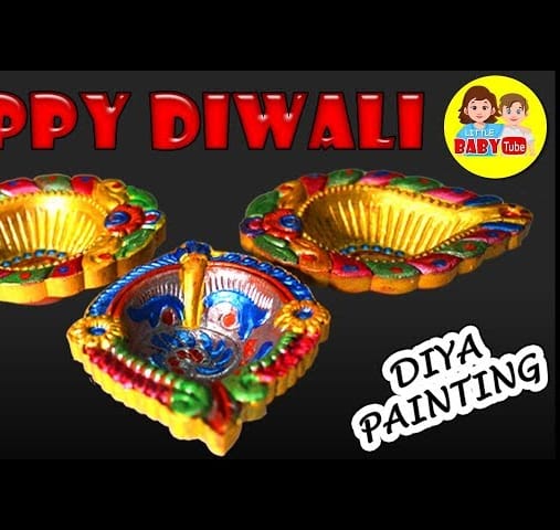 Mix Easy Diya Painting For Diwali Happy Diwali Diya
