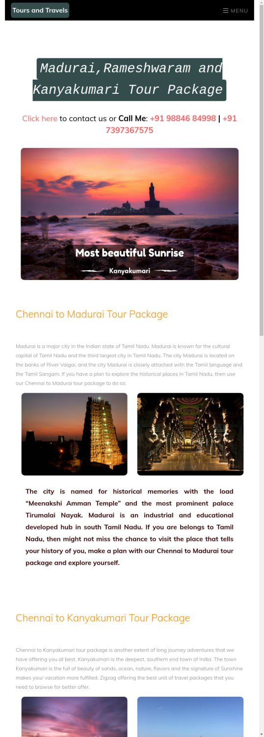 Mix Search Domain Toursandtravelsinchennai Com South india devotional tour package. domain toursandtravelsinchennai