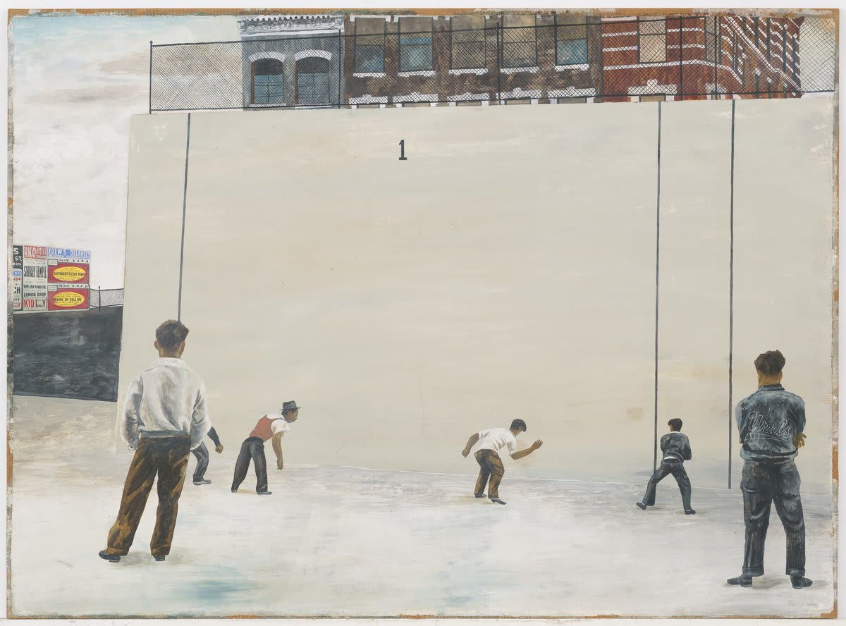 Ben Shahn's "Handball" from 1939 always takes us back to our early days—MoMA was 10 years old when this work was painted! See it in gallery 402: In and around Harlem.