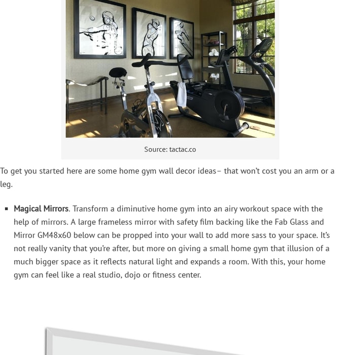 Mix Motivational Home Gym Wall Decor Ideas For Less Home Gym