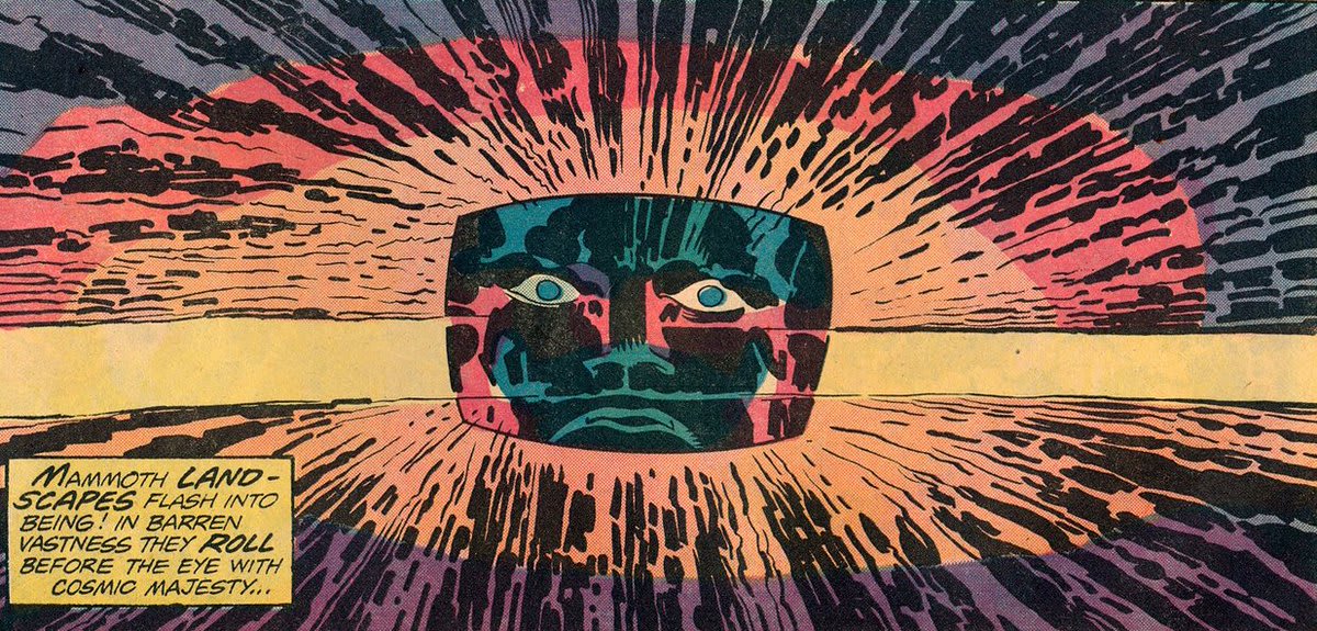 Art by Jack Kirby for 2001 A Space Odyssey (Marvel, 1975-77)