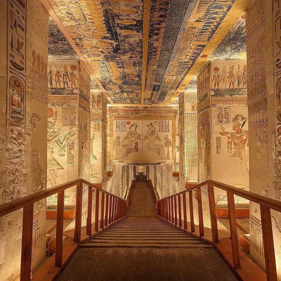 Inside the Tomb of Ramesses VI, Egypt