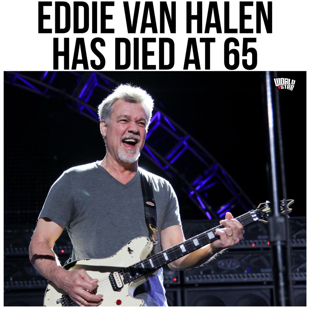 According to reports, legendary guitarist, EddieVanHalen of the band Van Halen, has passed away at the age of 65 following a battle with throat cancer. Our thoughts and prayers go out to his family and friends. 🙏