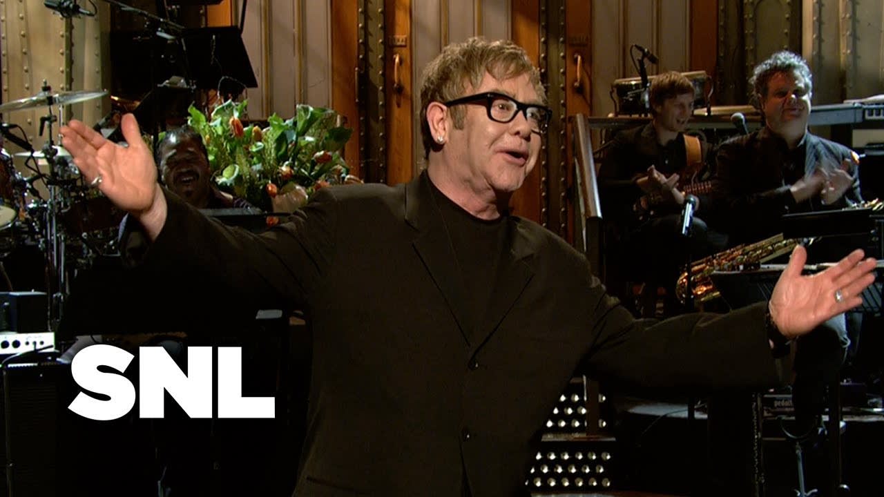 Monologue: Elton John Is a New Dad - SNL