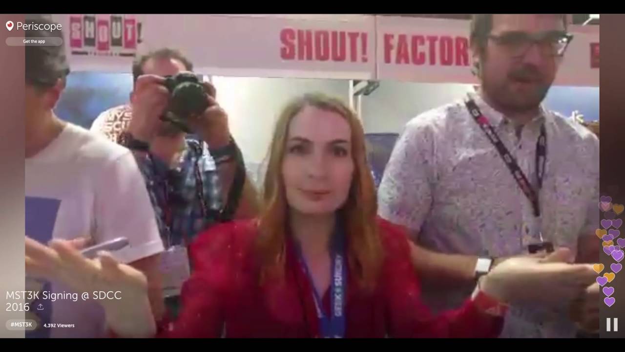 MST3K: Cambot Periscope at SDCC 2016