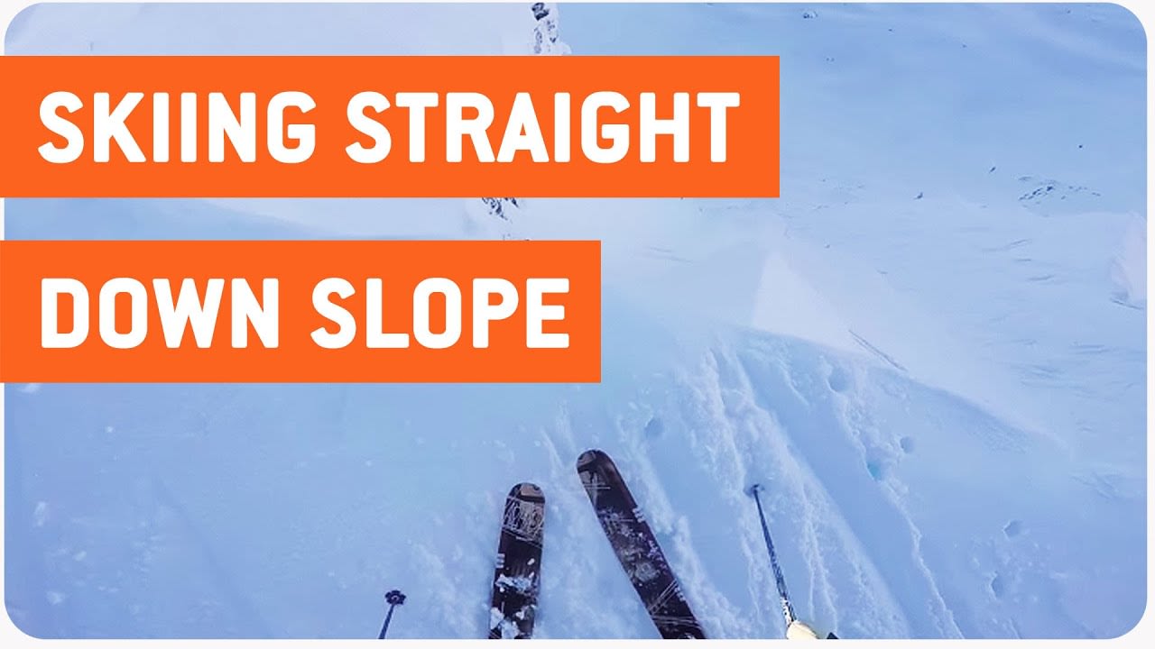 Skiing Straight Down | Fun With Mountains