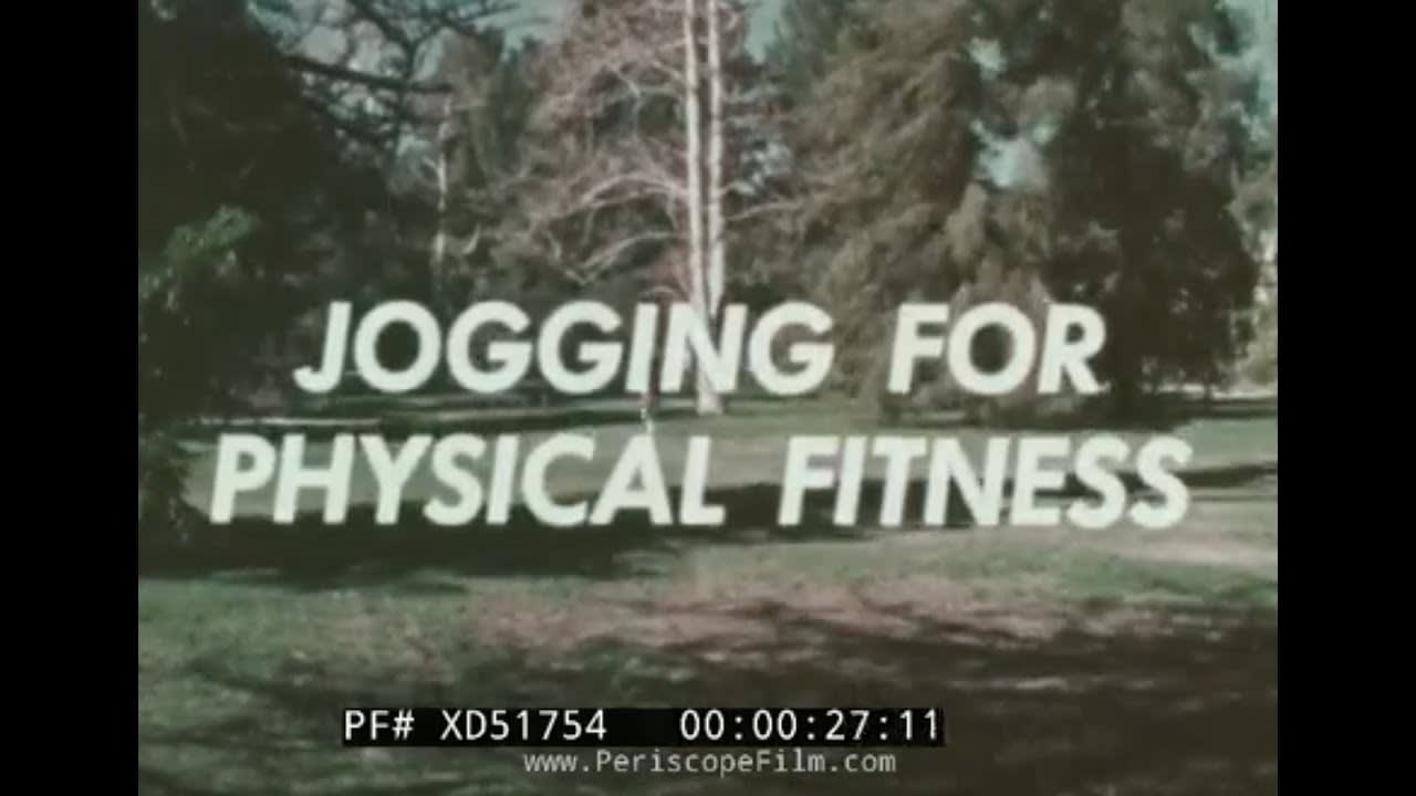 “ JOGGING FOR PHYSICAL FITNESS ” 1960’S PHYSICAL EDUCATION FILM RUNNING BOOM XD51754