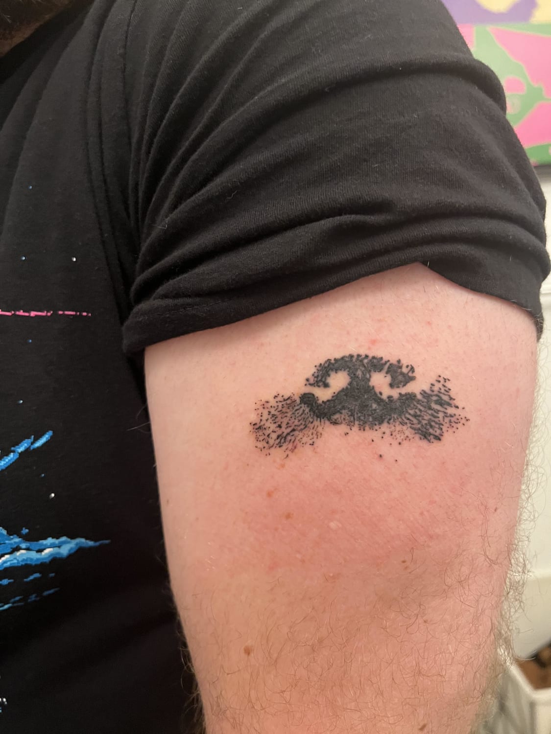Memorial tattoo(nose print) of my recently passed pup Zero done at The Golden Rule in Phoenix, Arizona