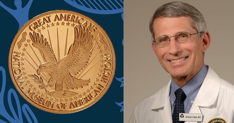 Join us today at 6:30pm EST to watch Dr. Anthony S. Fauci become the 7th recipient of the Great Americans Medal—the museum’s signature honor—followed by an interview with @Smithsonian Regent David M. Rubenstein: