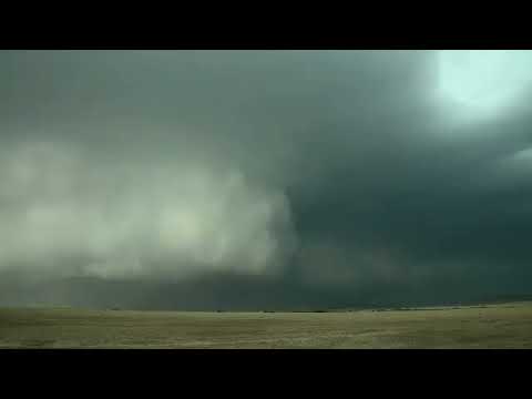 Timelapse of Tornadoes Building Up on Highway in Oklahoma, U.S. - 1261477