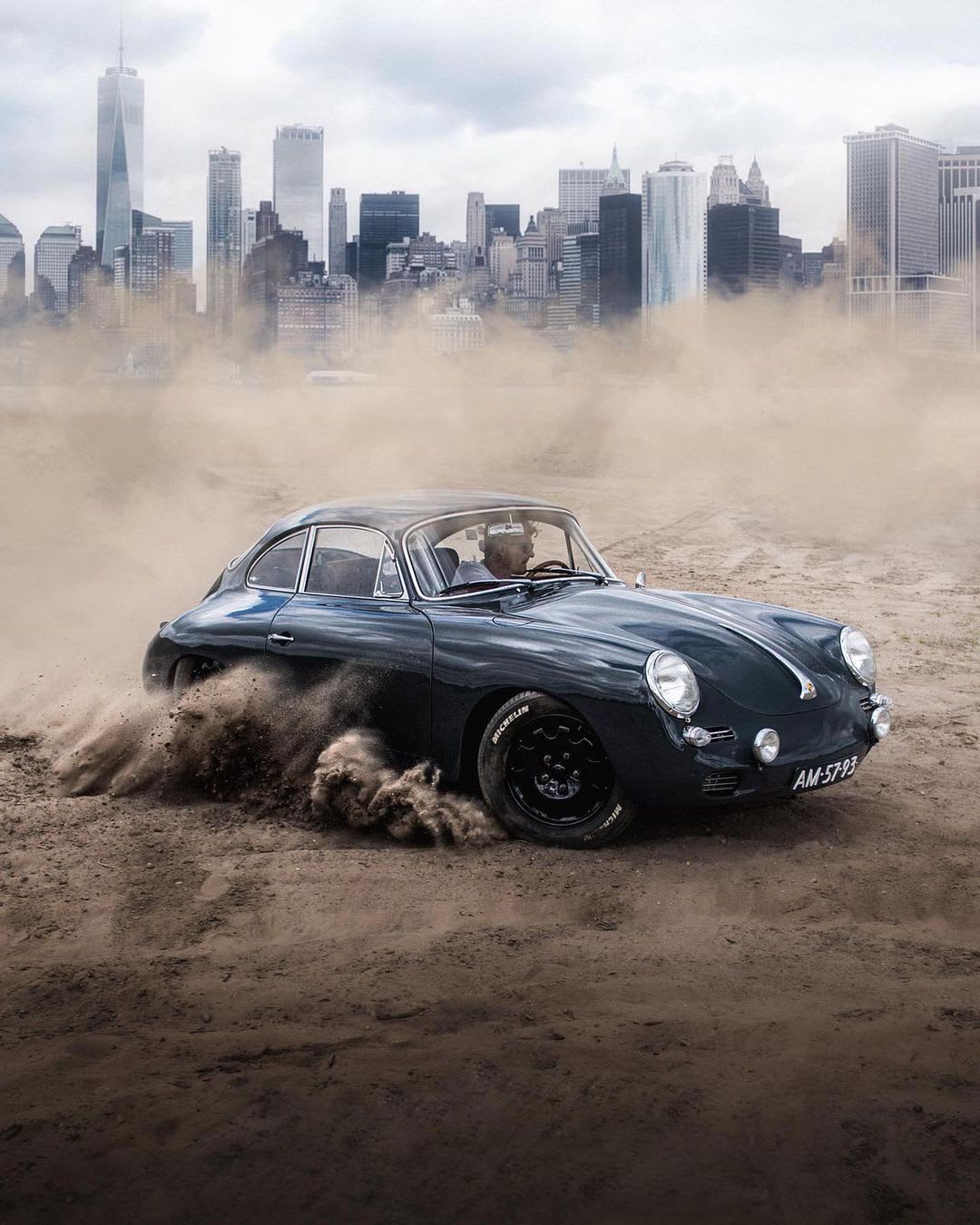 Just a Porsche 356C in the dirt