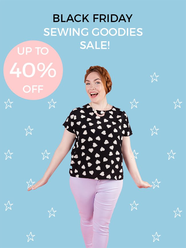 Eeeeep! Today is the last day to shop our biggest sale of the year 🙌 We have up to 40% off our sewing goodies 😱🎉 *No code needed* Happy Sewing!✂️ Shop our patterns here