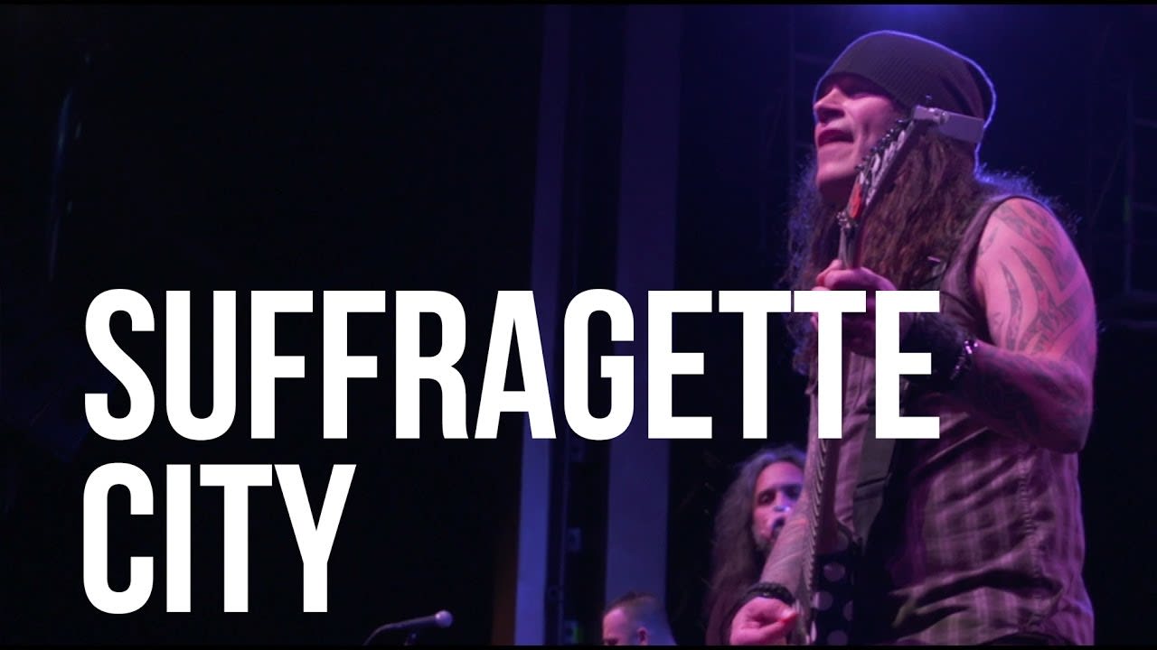 David Bowie "Suffragette City" cover by Mark Osegueda + Metal Allegiance live