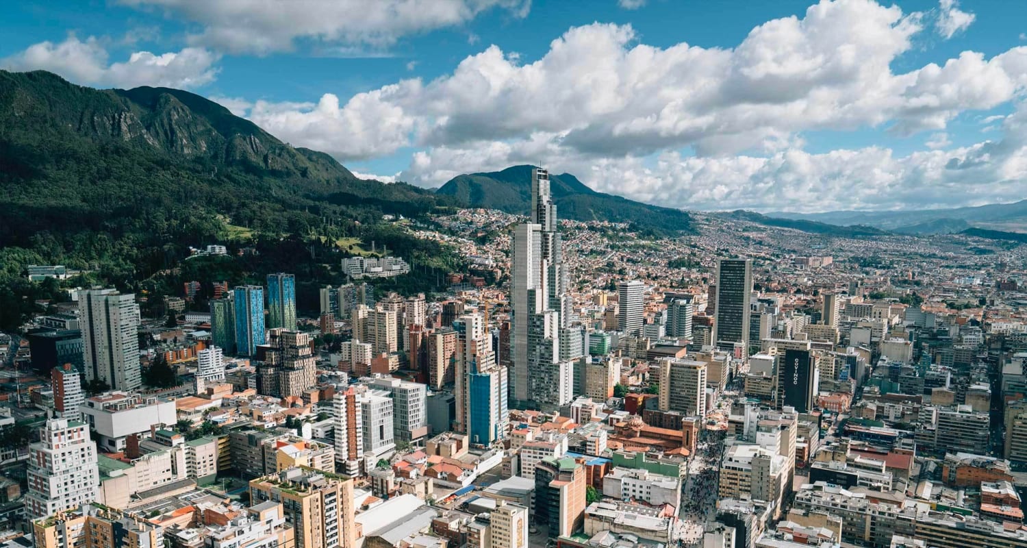 Bogota, Colombia (population 7 million)
