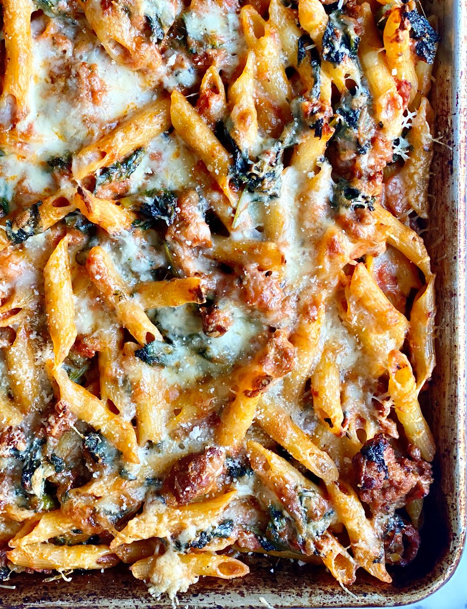 Slab pie + rigatoni pasta + sheet-pan suppers = everything we want to eat right now. Get the recipe: