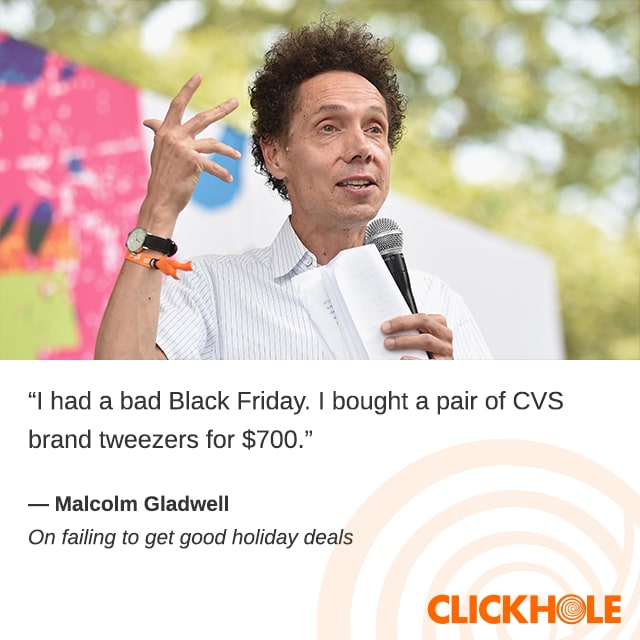 Malcolm Gladwell Said WHAT?!