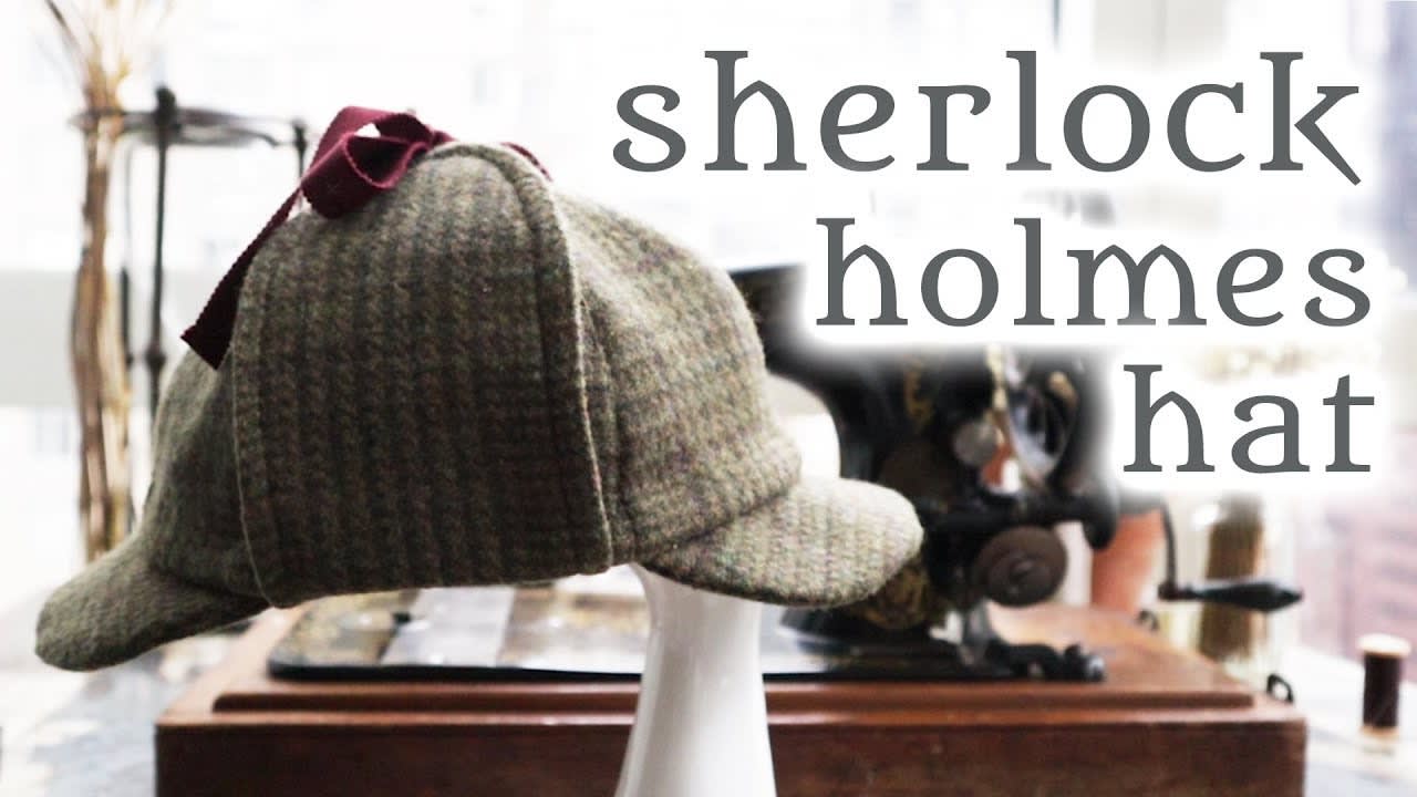 Making a Sherlock Holmes Deerstalker Hat