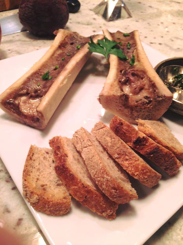 [homemade] bone marrow and toast