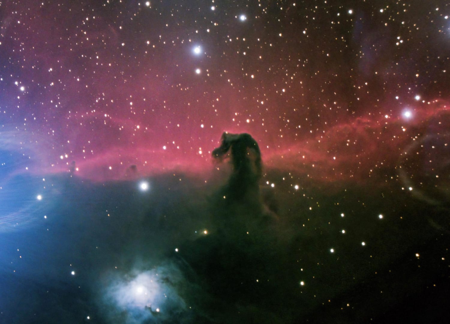 Closeup of The Horsehead Nebula - B33