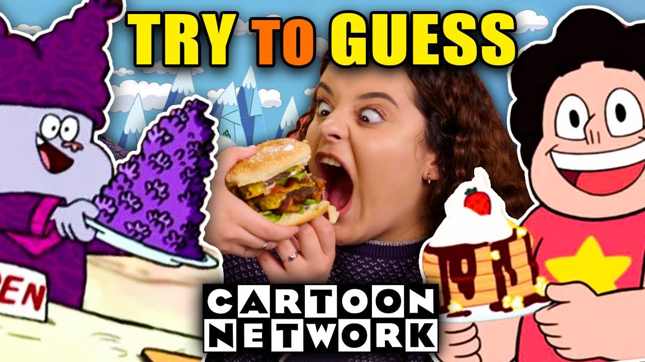 Guess The Cartoon Network Food! | People Vs. Food