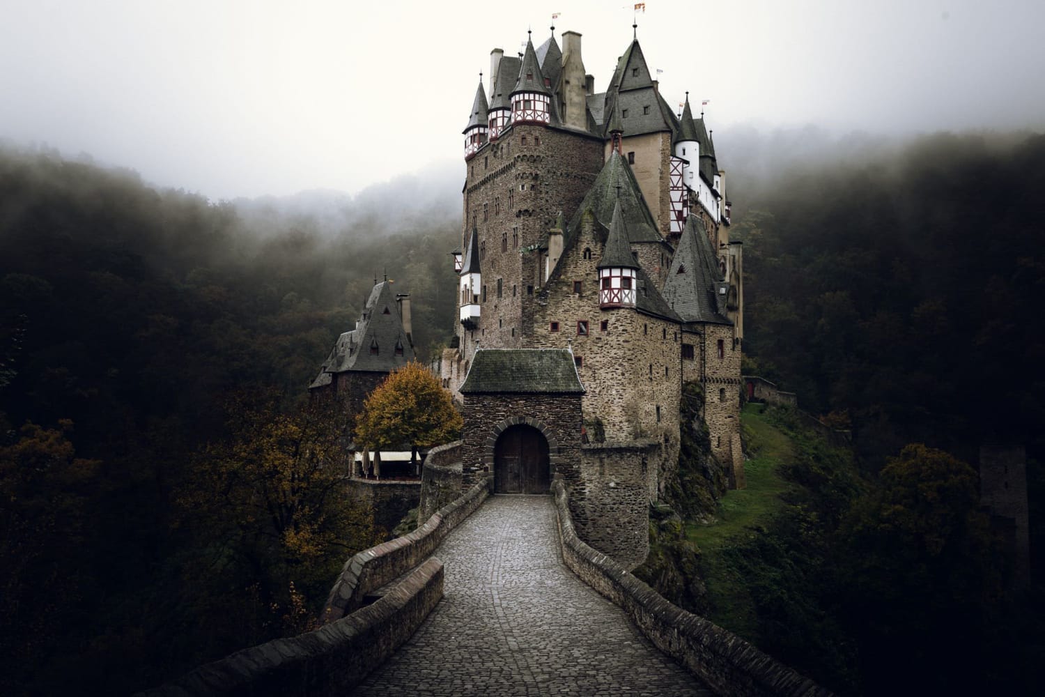 One family, 33 generations, have owned and occupied this medieval castle since the 12th century - the Eltz family. Eltz Castle - Germany.