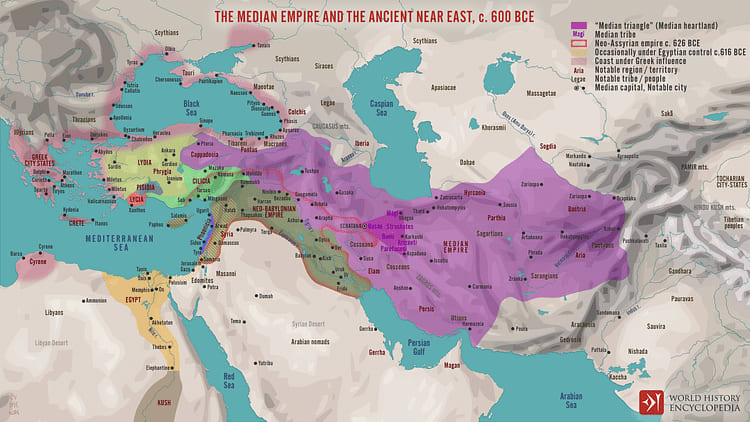 The Median Empire and the Ancient Near East, c. 600 BCE -