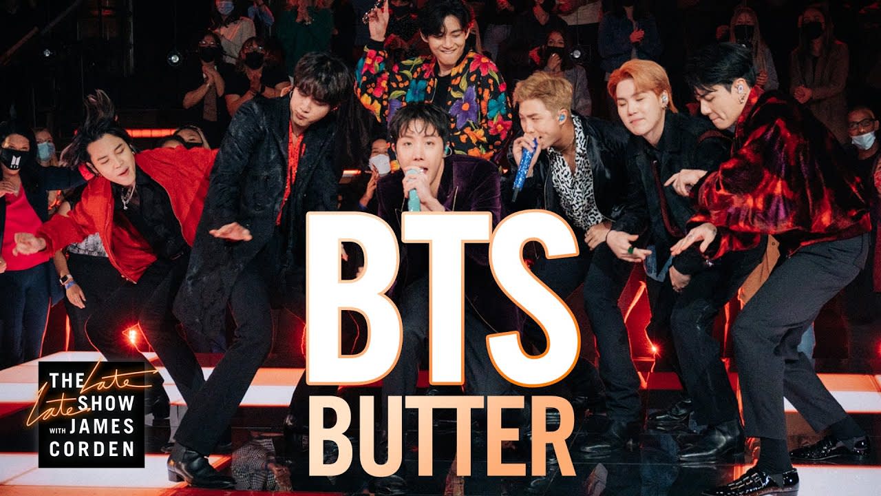 BTS - Butter @ The Late Late Show with James Corden