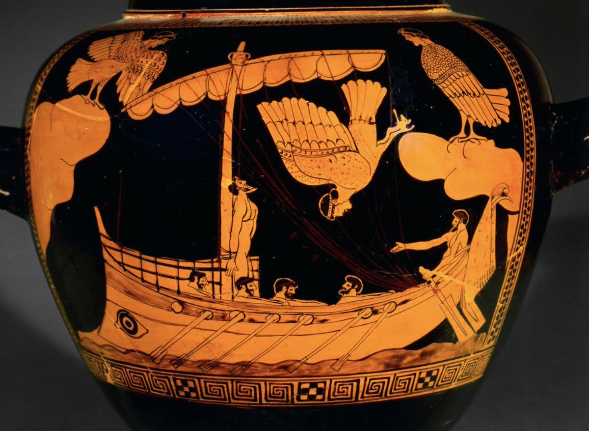 Calling all sailors! Monday, June 21, join us for "Muses of the Underworld: The Sirens of Ancient Greece", a live Zoom lecture with scholar Liz Andres... if you dare! Tickets at