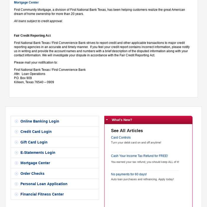 bank loans texas