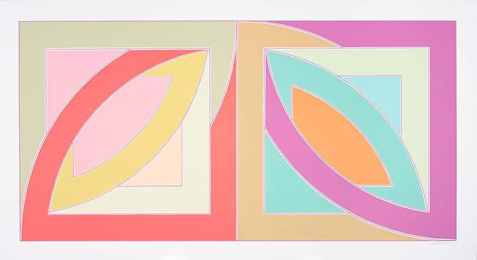 Print of the Day: 'Bonne Bay,' from the Newfoundland Series, FrankStella, 1970.