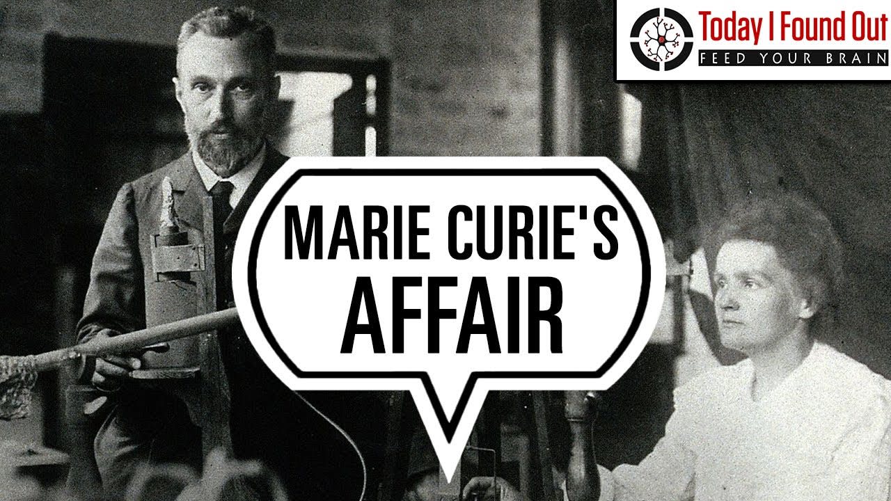 Marie Curie's Affair... and the Duels That Followed